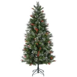 Prelit Flocked Pine Artificial Christmas Tree Clear Lights - National Tree Company -Northlight Decor Sale GUEST a69a759f 904c 4ed2 8281 d58de21c8936