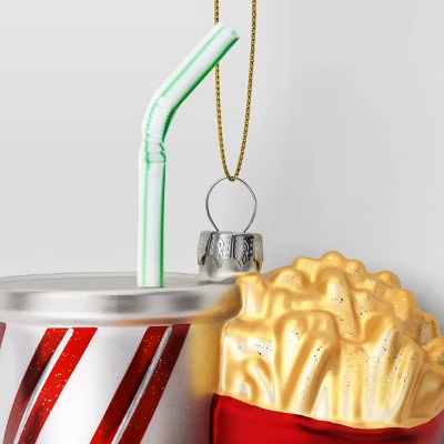 Christmas Glass Fast Food Ornament - Wondershop™ 4 Christmas Glass Fast Food Ornament - Wondershop™ - Image 2