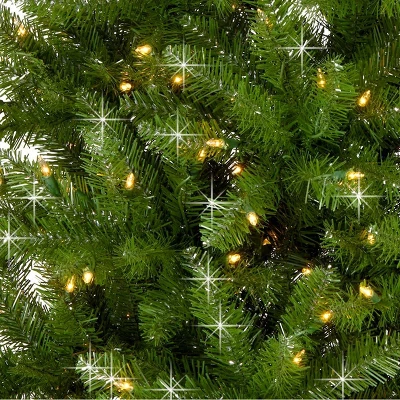 National Tree Company 7.5' Pre-lit Dunhill Shimmer Fir Artificial Christmas Tree 3 National Tree Company 7.5' Pre-lit Dunhill Shimmer Fir Artificial Christmas Tree