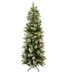 Prelit Flocked Pine Artificial Christmas Tree Clear Lights - National Tree Company -Northlight Decor Sale GUEST aff5dd9d 6786 4a50 b99c f7be54fc53d4