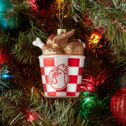 Glass Fried Chicken Christmas Tree Ornament - Wondershop™: Indoor Decoration