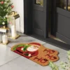 1'6"x2'6" Christmas Santa 'Ho Ho Ho' Coir Doormat Red - Wondershop™: Outdoor Novelty Rug, Medium Pile, Latex Backing -Northlight Decor Sale GUEST b1d199f1 9d24 4690 bc99 d0b96299de0b