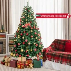 Costway 6ft Hinged Artificial Christmas Tree Unlit Douglas Full Fir Tree W/ 1355 Tips -Northlight Decor Sale GUEST b25e3390 831c 49cb 8725 fcea64063aa0