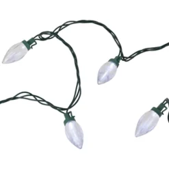 Northlight 25ct LED C9 Christmas String Lights Pure White - 16' Green Wire -Northlight Decor Sale GUEST b35e149d 9186 4867 9c52 840cd73ae3f7