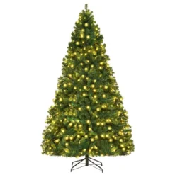 Costway 7Ft/7.5Ft/8Ft Pre-Lit PVC Christmas Tree Hinged 300/400/430 Lights -Northlight Decor Sale GUEST b6b31794 5e2b 4053 8430 4845f1347d24