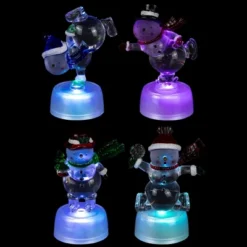 Northlight LED Lighted Color Changing Snowmen Acrylic Christmas Decorations - 4.25" - Set Of 4 10 Northlight LED Lighted Color Changing Snowmen Acrylic Christmas Decorations - 4.25" - Set Of 4 -Northlight Decor Sale GUEST b6c05c2c 078a 40d7 aa09 c48061614d33