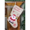 Northlight 19" Beige And Red Santa Claus Embroidered Christmas Stocking -Northlight Decor Sale GUEST b782684c 471a 4757 ae65 9facbed4a405