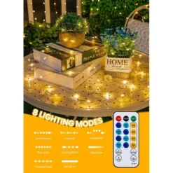 Itopfox Fairy Lights With Remote 200 LED Firefly String Lights For Bedroom Home Wall Ceiling Christmas Tree Wreath Craft Wedding Party Indoor Outdoor -Northlight Decor Sale GUEST b8a44c25 d67a 490d b686 c86a98d18f1e