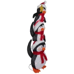Northlight 41" Lighted Stacked Penguin Family Outdoor Christmas Decoration -Northlight Decor Sale GUEST bb945731 bb11 4a4b a829 80c47a6c1073