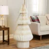 Northlight Tall Paper Accordion Honeycomb Foldable Christmas Tree - 4' - Cream -Northlight Decor Sale GUEST bbcae6d8 cc07 4219 9ec6 19a892892adc
