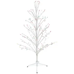 Northlight 4' Prelit Artificial Christmas Tree White Lighted Cascade Twig Outdoor Decoration - Multi-Color Lights -Northlight Decor Sale GUEST be55f0eb 00ef 4b89 a238 056f69d23ddb