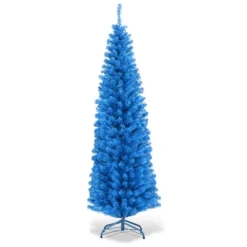 Costway 6FT Tinsel Tree Slim Pencil Christmas Tree Silver Champagne Goldblue -Northlight Decor Sale GUEST bfcc63ad 5734 49af aa6c 334a3ae83281