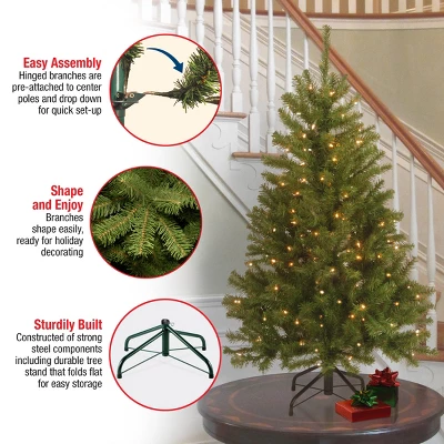 Prelit North Valley Spruce Artificial Christmas Tree Clear Lights - National Tree Company 6 Prelit North Valley Spruce Artificial Christmas Tree Clear Lights - National Tree Company - Image 4