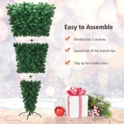 Costway 7Ft Unlit Upside Down Artificial Christmas Tree With 1000 Branch Tips Holiday 19 Costway 7Ft Unlit Upside Down Artificial Christmas Tree With 1000 Branch Tips Holiday -Northlight Decor Sale GUEST c2f6e2ea 8e29 4d94 934a 06d9b9416058