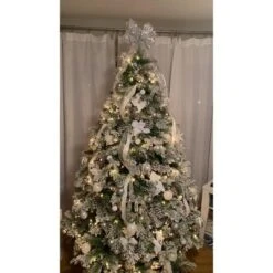 Northlight Medium Flocked Angel Pine Artificial Christmas Tree - 6' - Unlit -Northlight Decor Sale GUEST c7af2fe0 3579 42d3 b7de 43bcf494ac43