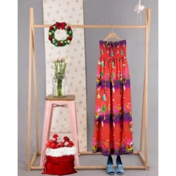 LA LEELA Women's Casual Beach Christmas Tree A Line Slit Maxi Dresses Tube Top Evening Long Strapless Santa Dress For Women -Northlight Decor Sale GUEST c860ec17 5615 46f6 8fe3 13450ee43e9e