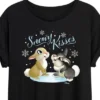 Women's - Disney - Christmas - Snowy Bunny Kisses Oversized Graphic T-Shirt -Northlight Decor Sale GUEST ccbfa806 ef74 4596 972b e2aa99ea12c0