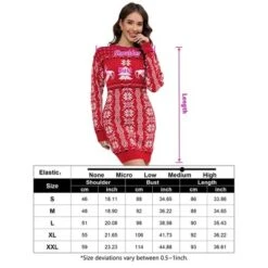 Clearlove Women's Ugly Christmas Sweater Long Sleeve Round Neck Slim Mini Dress -Northlight Decor Sale GUEST cd8beb71 509f 4dd2 a8b3 866ba909d153