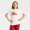 Kids' "Tis The Season" Short Sleeve Holiday Matching Family Pajama Shirt - Wondershop™ Cream -Northlight Decor Sale GUEST cf81acae 6087 4efb af7e 3639443c8a3c