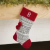 Personalization Mall Knit Snowflake Embroidered Initial Christmas Stocking 2 Personalization Mall Knit Snowflake Embroidered Initial Christmas Stocking -Northlight Decor Sale GUEST d10c162d 7b13 472a 8a89 e50759bd0dc1