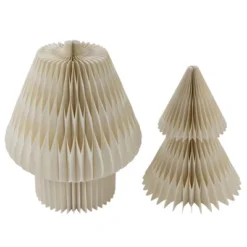 Northlight Tall Paper Accordion Honeycomb Foldable Christmas Tree - 4' - Cream -Northlight Decor Sale GUEST d222af10 7b3f 4c4b bb66 dfe0e0daafaa