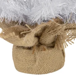 Northlight Medium Mini White Balsam Pine Artificial Christmas Tree With Burlap Base - 24" - Unlit -Northlight Decor Sale GUEST d2395da9 06dc 423b abb7 e5f1eda755b0