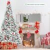 Costway 8ft Snow Flocked Hinged Christmas Tree W/ Berries & Poinsettia Flowers 2 Costway 8ft Snow Flocked Hinged Christmas Tree W/ Berries & Poinsettia Flowers -Northlight Decor Sale GUEST d2af77b6 89f8 40c5 9cdc 7093d5d348df
