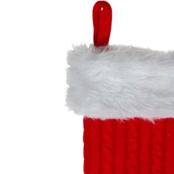 Northlight 19" Red And White Cable Knit Christmas Stocking With Fur Cuff 10 Northlight 19" Red And White Cable Knit Christmas Stocking With Fur Cuff -Northlight Decor Sale GUEST d2e51796 8dc2 41ea 83d5 419414fdb02d