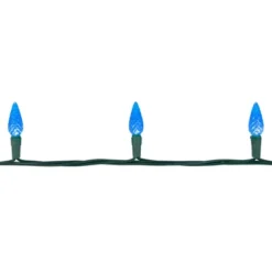 Northlight 70-Count Blue Faceted LED C6 Christmas Light Set - 23ft Green Wire -Northlight Decor Sale GUEST d2f18b8b ac2c 440c bafb 4e2eaa9f2c90