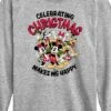 Boys' - Disney - Mickey And Friends Celebrating Christmas Long Sleeve Graphic T-Shirt