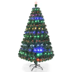Costway 5'/6'/7'Pre-Lit Fiber Optic Christmas Tree Multicolor Lights -Northlight Decor Sale GUEST d54ef34c eb77 4a89 a6fd 73aa7a17f80d