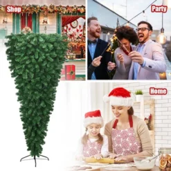 Costway 7Ft Unlit Upside Down Artificial Christmas Tree With 1000 Branch Tips Holiday 17 Costway 7Ft Unlit Upside Down Artificial Christmas Tree With 1000 Branch Tips Holiday -Northlight Decor Sale GUEST d81a7f63 250f 48ea 9b1d 183bb654fa4f