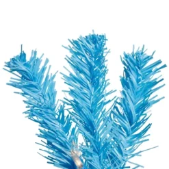 Northlight Pre-Lit Medium Artificial Pine Christmas Tree - 4' - Sky Blue - Clear Lights -Northlight Decor Sale GUEST d9051338 9931 43e9 bb4b 6e030bddf31c