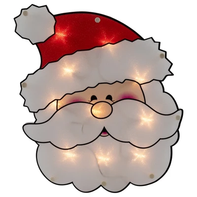 Northlight 12" Lighted Santa Claus Christmas Window Silhouette 6 Northlight 12" Lighted Santa Claus Christmas Window Silhouette - Image 4