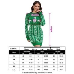 Coolmee Women Crew Neck Long Sleeve Christmas Knit Woolen Slim Wrap Mini Dress -Northlight Decor Sale GUEST dc221bb0 b8c3 4d55 a57f 1b652cad40d7