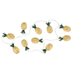 Northlight 10 B/O LED Warm White Gold Pineapple String Lights - 3' Clear Wire 9 Northlight 10 B/O LED Warm White Gold Pineapple String Lights - 3' Clear Wire -Northlight Decor Sale GUEST ddec7b07 74ce 4a86 9c45 96b8992b42ca