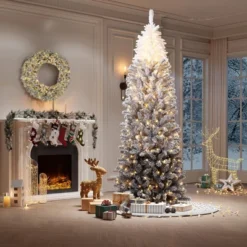 4.5/6/7.5/9 FT Artificial Christmas Tree, Christmas Tree With Decoration, Metal Base Easy Assembly For Home, Office, Party, Holiday Decor 24 4.5/6/7.5/9 FT Artificial Christmas Tree, Christmas Tree With Decoration, Metal Base Easy Assembly For Home, Office, Party, Holiday Decor -Northlight Decor Sale GUEST deecfe27 65d4 46d6 97bf 16529f56ba59