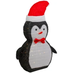 Northlight 28" LED Lighted Tinsel Penguin In Santa Hat Outdoor Christmas Decoration 10 Northlight 28" LED Lighted Tinsel Penguin In Santa Hat Outdoor Christmas Decoration -Northlight Decor Sale GUEST df3ae5f8 1bdc 48c6 8056 ab41525b9cbe