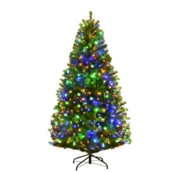 Costway 5Ft Pre-Lit Artificial Christmas Tree Hinged 150 LED Lights -Northlight Decor Sale GUEST e4146ba4 4f31 4f3a a00f db757fadb29b
