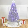 Northlight Pre-Lit Medium Color Changing Fiber Optic Artificial Christmas Tree - 4' - White - Blue LED Lights -Northlight Decor Sale GUEST e4c4bfa1 fadd 4277 ac2b 93777cadc97a