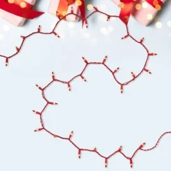 Northlight Mini Christmas Light Set- Clear With Red Tips - 10' Red Wire - 50ct -Northlight Decor Sale GUEST e9c59fe4 080b 41a1 893c 82c7d79dd791