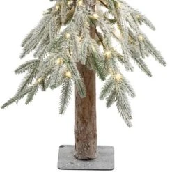 Northlight Pre-Lit Flocked Battery Operated Alpine Artificial Christmas Tree - 3' - Clear LED Lights 14 Northlight Pre-Lit Flocked Battery Operated Alpine Artificial Christmas Tree - 3' - Clear LED Lights -Northlight Decor Sale GUEST e9e6ce81 edc5 4570 a70c d44e96f2224d