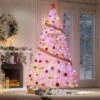 7.5FT White Pre-Lit Christmas Tree, Artificial Christmas Tree With 2 Color Lights And Foldable Metal Base, Holiday Decoration For Indoor Outdoor 2 7.5FT White Pre-Lit Christmas Tree, Artificial Christmas Tree With 2 Color Lights And Foldable Metal Base, Holiday Decoration For Indoor Outdoor -Northlight Decor Sale GUEST eb2323d9 6567 4c3e a03c 4e956f6ea93f