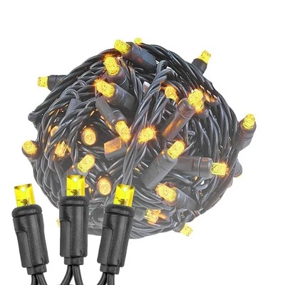 Novelty Lights 11 Feet Long, 50 Mini Black Wire Christmas Lights, End To End Connectable, UL Listed For Indoor/Outdoor Use 17 Novelty Lights 11 Feet Long, 50 Mini Black Wire Christmas Lights, End To End Connectable, UL Listed For Indoor/Outdoor Use - Image 15