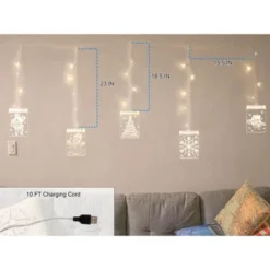 5 Star Super Deals 5 Christmas Window Light Decoration 3D LED Acrylic Hanging Decor W/ Icicle Strings - Santa, Snowflake, Snowman,Tree & Jingle Bells 12 5 Star Super Deals 5 Christmas Window Light Decoration 3D LED Acrylic Hanging Decor W/ Icicle Strings - Santa, Snowflake, Snowman,Tree & Jingle Bells -Northlight Decor Sale GUEST eecd7703 513b 49fa bc7f 2ab65015d9f1