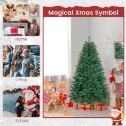 Costway 6ft Hinged Artificial Christmas Tree Unlit Douglas Full Fir Tree W/ 1355 Tips -Northlight Decor Sale GUEST f0f01a53 e751 4f6a 91f2 826097595338
