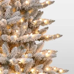 6.5ft Pre-Lit Flocked Forest Fir Artificial Christmas Tree - Puleo -Northlight Decor Sale GUEST f29709e6 7d5a 49d9 804c b1dd34a1ee04