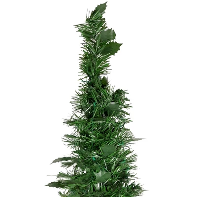 Northlight 6' Green Tinsel Pop-Up Artificial Christmas Tree, Unlit 6 Northlight 6' Green Tinsel Pop-Up Artificial Christmas Tree, Unlit - Image 4