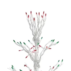Northlight 6' Prelit Artificial Christmas Tree White Lighted Cascade Twig Outdoor Decoration - Multi-Color Lights -Northlight Decor Sale GUEST f5e3ce39 43c9 4da2 bd1a 6173b512fdfc