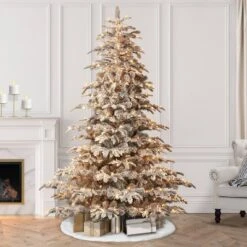 7.5ft Pre-lit Artificial Christmas Tree Flocked Full Alaskan Fir -Northlight Decor Sale GUEST f6394fe5 3621 4708 b8f3 b9000ff9acc8